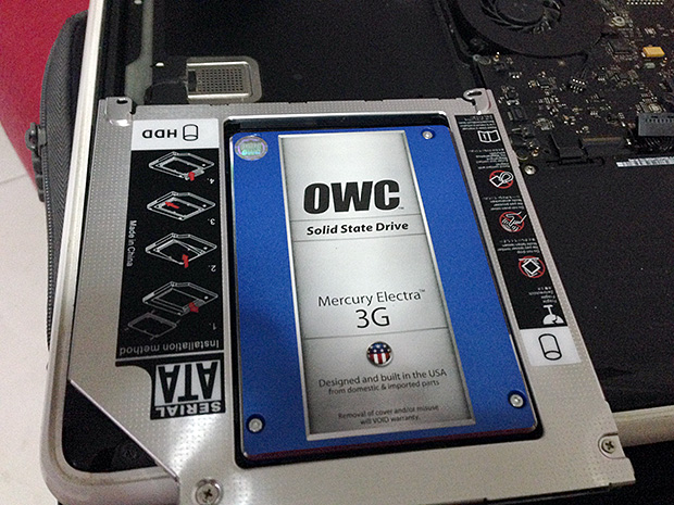 adding second SSD to my macbook